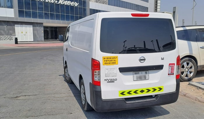 Man with Delivery, Cargo, Panel Van Rent, Rental in Dubai